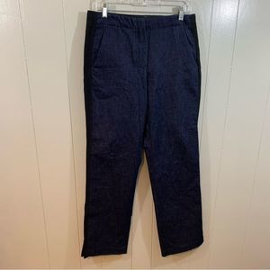 Rag & Bone Dark Blue Trouser Tuxedo Bootcut Split Hem Pockets Career Jeans 8